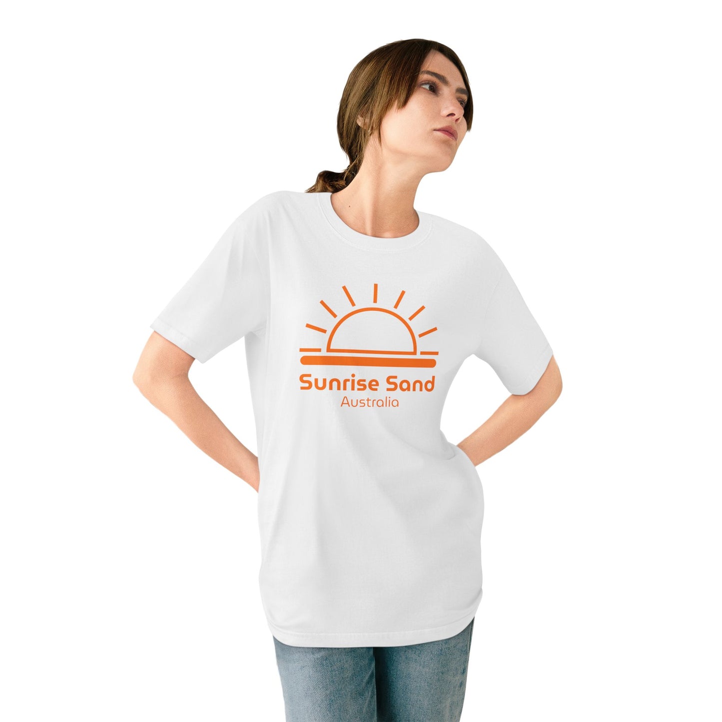 T-Shirt Organic - Logo - Orange - Front design only