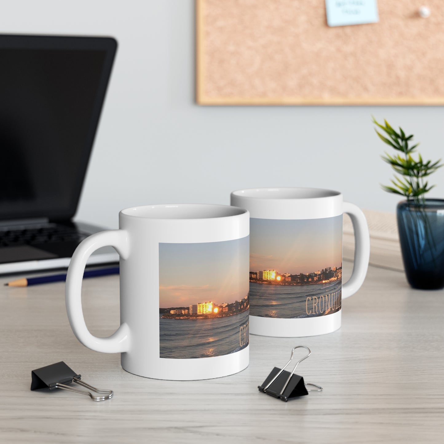 Mug Cronulla Golden - Front and back print