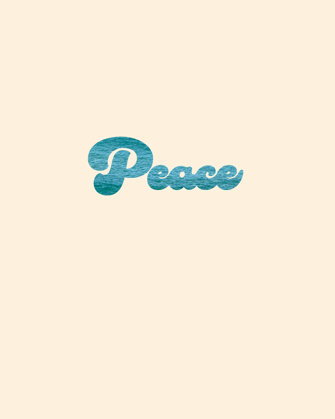 T-Shirt - Peace Waves