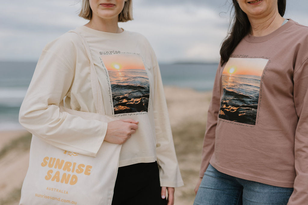 Long Sleeve T-Shirt - Sunrise Affirmations - LIMITED STOCK