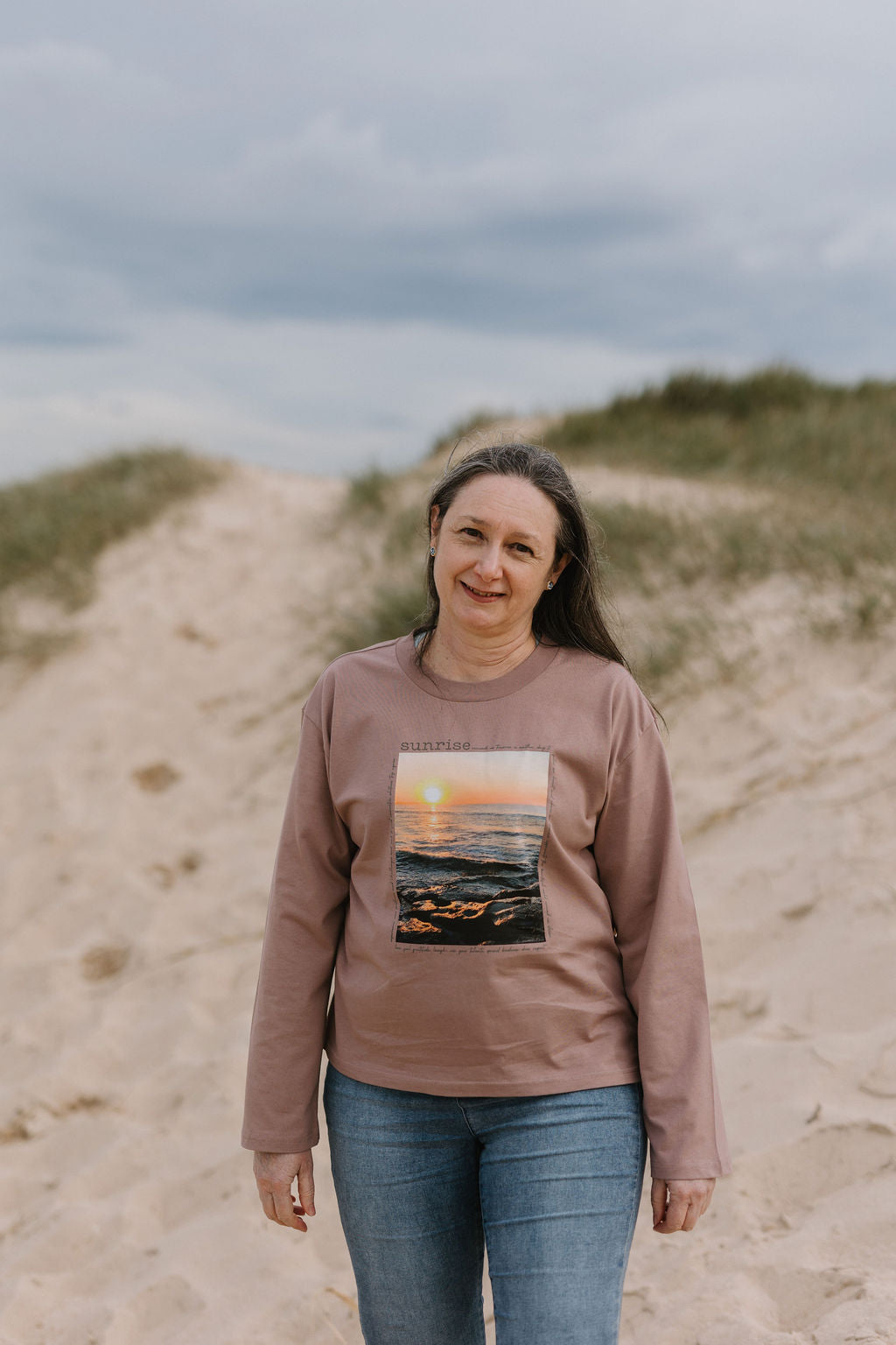 Long Sleeve T-Shirt - Sunrise Affirmations
