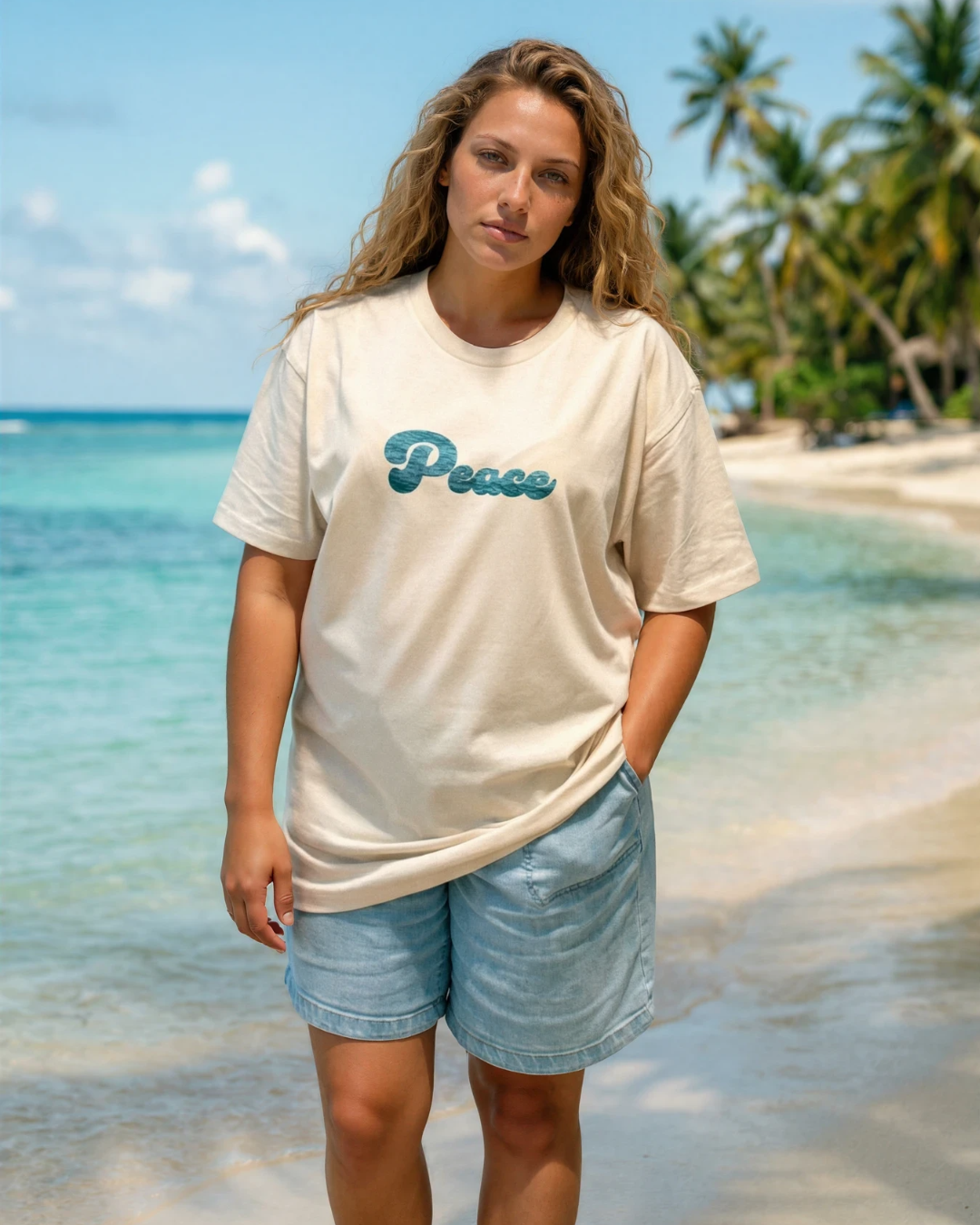 T-Shirt - Peace Waves