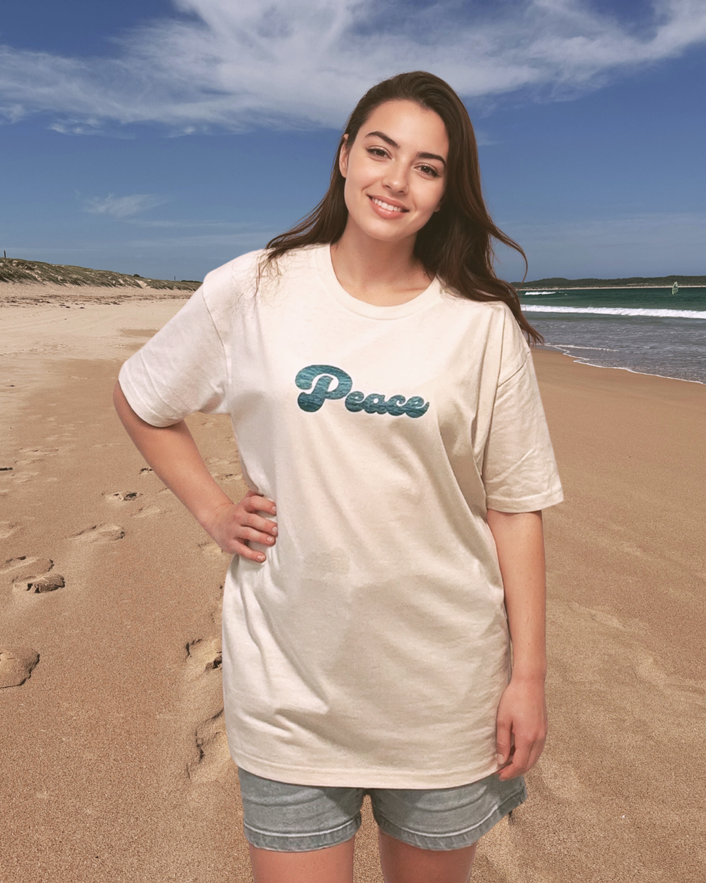 T-Shirt - Peace Waves