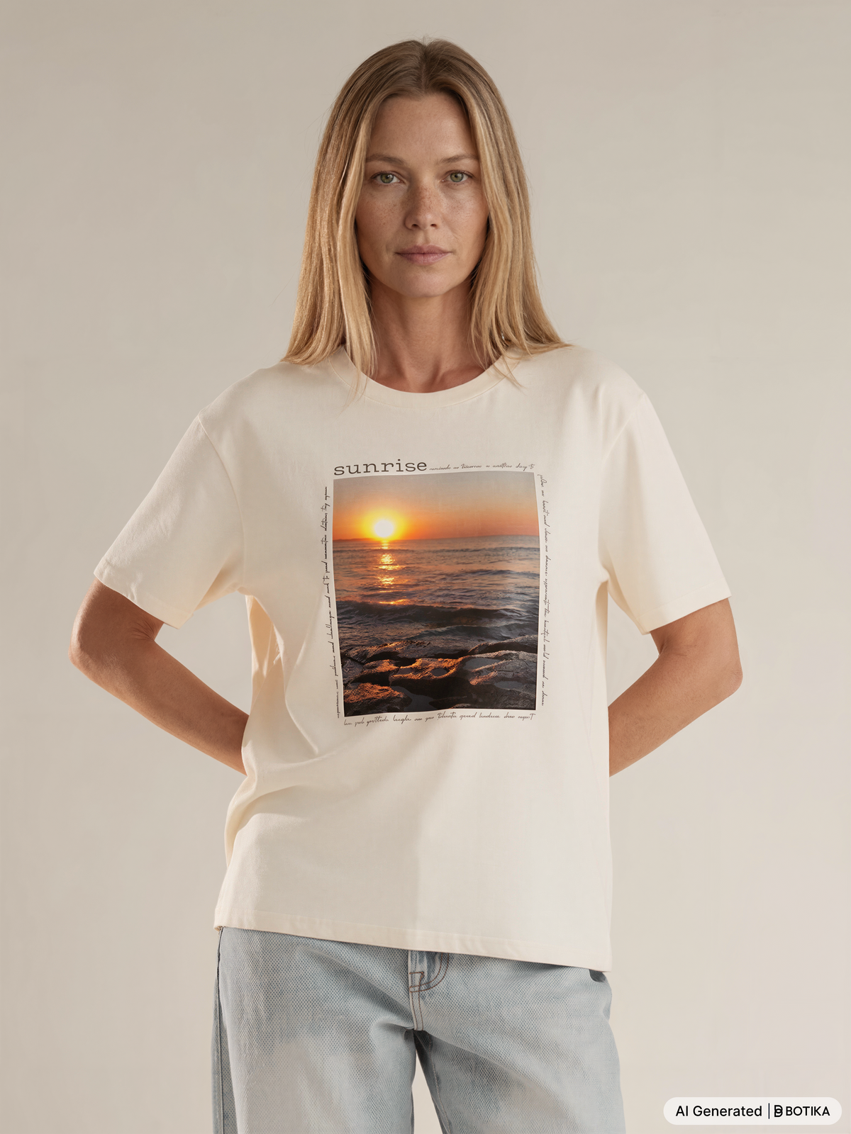 T-shirt - Sunrise Affirmations - VERY LIMITED STOCK